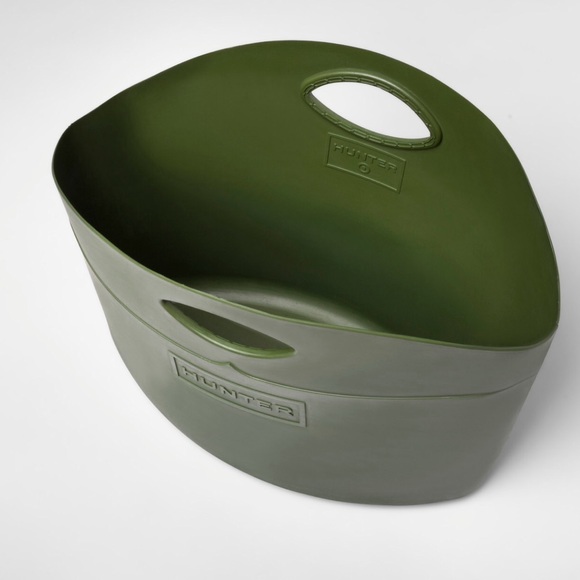 🆕Oversized Hunter rubber tote bag (Green) - Picture 3 of 3